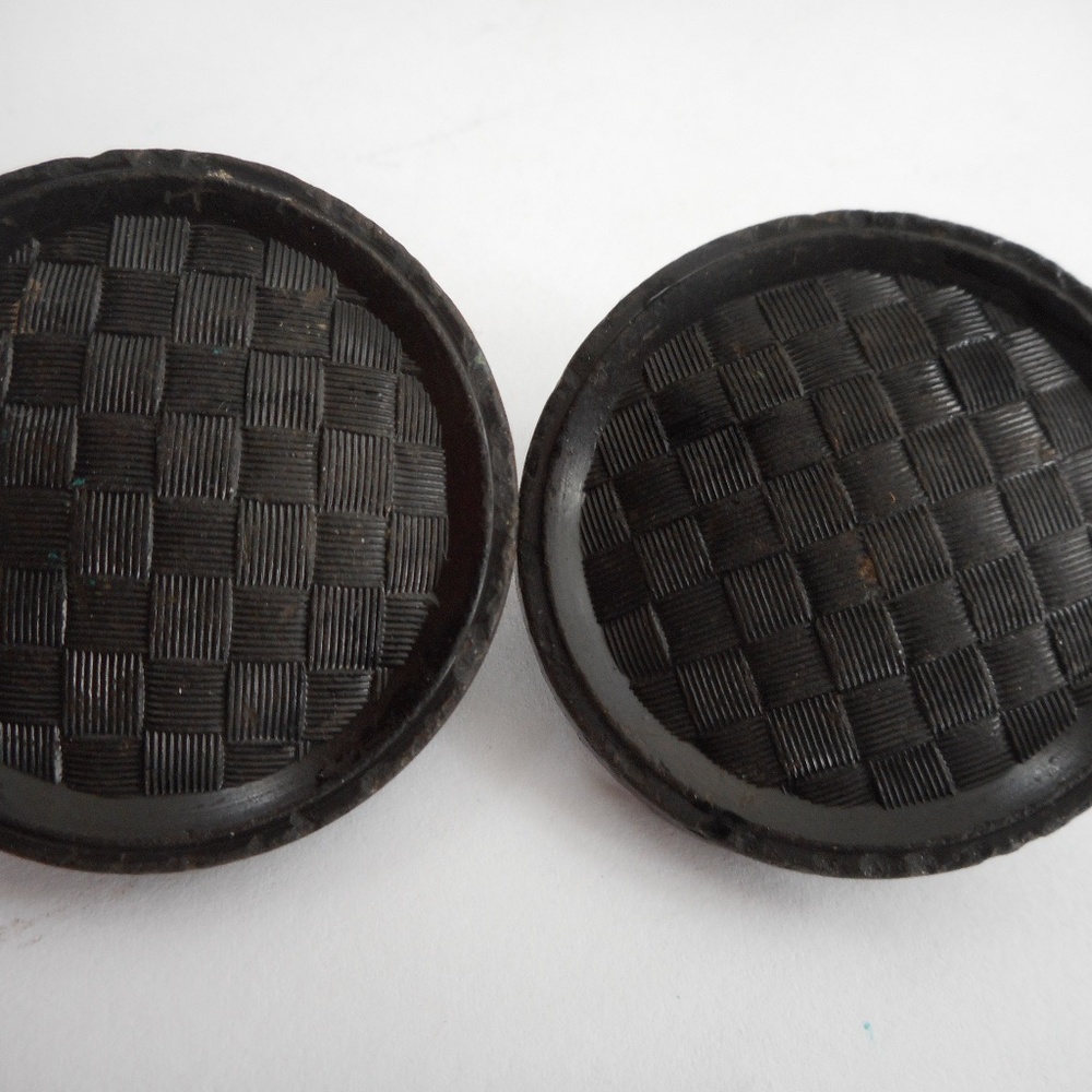 This is a beautiful rare pair of rosettes signed Barnet on back   Horse Bridle